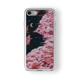 iPhone 6 Plus ve 6s Plus ile Uyumlu Red Clouds Tasarım Baskılı Şeffaf Kılıf