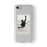Iphone 6 Plus Ve 6s Plus ile Uyumlu Rocky Tasarım Baskılı Şeffaf Kılıf