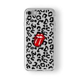 Iphone 6 Plus Ve 6s Plus ile Uyumlu Rolling Stones Tasarım Baskılı Şeffaf Kılıf
