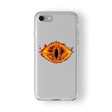 Iphone 6 Plus Ve 6s Plus ile Uyumlu Sauron'un Gözü Tasarım Baskılı Şeffaf Kılıf