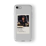 Iphone 6 Plus Ve 6s Plus ile Uyumlu Scarface Poster Tasarım Baskılı Şeffaf Kılıf
