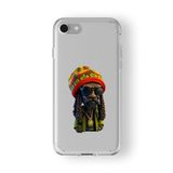 Iphone 6 Plus Ve 6s Plus ile Uyumlu Snoop Dogg Tasarım Baskılı Şeffaf Kılıf