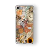 iPhone 6 Plus ve 6s Plus ile Uyumlu The World Tasarım Baskılı Şeffaf Kılıf