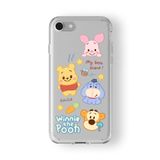 Iphone 6 Plus Ve 6s Plus ile Uyumlu Winnie The Pooh Tasarım Baskılı Şeffaf Kılıf