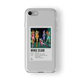 Iphone 6 Plus Ve 6s Plus ile Uyumlu Winx Club Minimalist Poster Tasarım Baskılı Şeffaf Kılıf