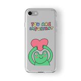 Iphone 6 Plus Ve 6s Plus ile Uyumlu You Are Important Tasarım Baskılı Şeffaf Kılıf