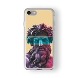 Iphone 6 Plus Ve 6s Plus ile Uyumlu Zeus Statue Tasarım Baskılı Şeffaf Kılıf