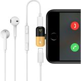 iPhone 7 8 x 11 Lightning Splitter 2 In 1 Şarj Kulaklık Çoklayıcı - Turkuaz