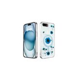iPhone 7 Plus / 8 Plus Uyumlu Kılıf Daisy Simli Magsafe Silikon Kapak Mavi