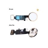 İphone 7 Plus Home Tuşu - Gold / Altın Sarısı Orta Tuş Butonu Parmak İzi Butonu Açma-Kapama Butonu Açma-Kapama Tuşu Yan Güç Tuşu Power Tu
