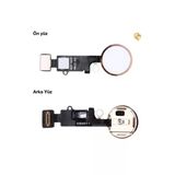 İphone 7 Plus Home Tuşu - Pembe / Rose Gold Orta Tuş Butonu Parmak İzi Butonu Açma-Kapama Butonu Açma-Kapama Tuşu Yan Güç Tuşu Power Tuşu H