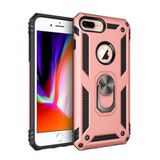 İphone 7 Plus Kilif Sofya Yuzuklu Standli Korumali Kilif