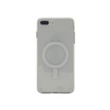 iPhone 7 Plus ve 8 Plus ile Uyumlu MagSafe ile uyumlu Özellikli Şeffaf Manyetik Kılıf Kablosuz Şarj Desteği