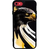 iPhone 7 Uyumlu Besiktas Tasarımlı Glossy Premium Kılıf - Siyah - Beşiktaş-104