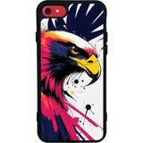 iPhone 7 Uyumlu Besiktas Tasarımlı Glossy Premium Kılıf - Siyah - Beşiktaş-108