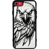 iPhone 7 Uyumlu Besiktas Tasarımlı Glossy Premium Kılıf - Siyah - Beşiktaş-109