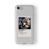 Iphone 7 Ve 8 ile Uyumlu Death Note Minimalist Poster Tasarım Baskılı Şeffaf Kılıf