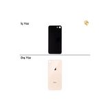 İphone 8 Altın Renk Arka Kapak Arka Cam Batarya Kapağı Lazer Kesim Kapak Pil Kapağı