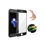 Iphone 8 Plus Ekran Koruyucu Seramik Nano Cam Esnek Tam Full Kaplayan Kırılmaz Siyah