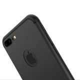 İphone 8 Plus İnce Mat Şarj Tıpalı Silikon Kılıf