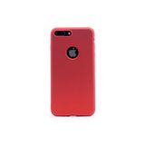 iPhone 8 Plus Kılıf Esnek Yapılı Ince Slim Silikon Kapak Ryc/premier - Kırmızı