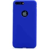 iPhone 8 Plus Kılıf Esnek Yapılı Ince Slim Silikon Kapak Ryc/premier - Lacivert