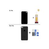 İphone 8 Uzay Grisi Arka Kapak Arka Cam Batarya Kapağı Lazer Kesim Kapak Pil Kapağı + B-7000 Yapıştırıcı + Tamir Seti