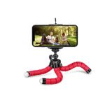 iPhone Huawei Samsung Xiaomi Sony Mini Ahtapot Tripod Kırmızı