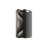 IPHONE için IPG Privacy Gizlilik (Anti-Spy) Ekran Koruyucu, Mat, Parmak İzi Bırakmaz, Yandan Görünmeyi Engeller (iPhone 15 Pro)