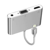 Iphone Ipad P32 HDMI VGA Av Audio Dönüştürücü ADAPTÖR-(5775) - COMPTR8558-1991 - Gümüş