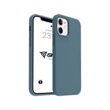 iPhone Kılıf İnce Sıvı Silikon 3 Katmanlı Tam Kaplamalı Yumuşak Jel Kauçuk Kılıf Kapak (Çam Yeşili, iPhone 11)
