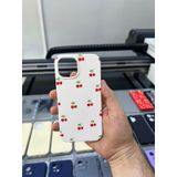 Iphone Özel Tasarım Kırmızı Kirazlar Yumuşak Silikon Telefon Kılıfı (iPhone 13 Pro Max)