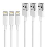 iPhone Şarj Cihazı AUNC 3 PAKET 6 Feet Uzun Şimşek USB Şarj Kablosu Hızlı Konektör Veri Senkronizasyon Kablosu iPhone 11 / Xs Max/X/8/7/Plus/6S/6/SE/5S iPad ile Uyumlu.