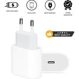 iPhone Tüm Serilere Uyumlu 20W Hızlı Şarj Aleti 6 7 8 x 11 12 13 14 15 Için Type-C Girişli Adaptör - 20W GaN White