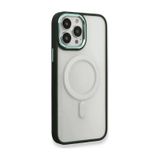 İphone Uyumlu 14 Pro Kılıf Room Magneticsafe Silikon - Köknar Yeşili