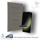 İphone Uyumlu 14 Pro Max Nano Ekran Koruyucu Esnek Ultra İnce Sandex - Mat Hayalet