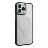 İphone Uyumlu 15 Pro Kılıf Room Magneticsafe Silikon - Köknar Yeşili