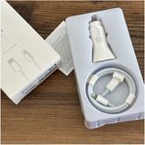 Iphone Uyumlu 20W Araç Şarj Aleti Araba Çakmaklık Tüm Modellere Uyumlu - Beyaz