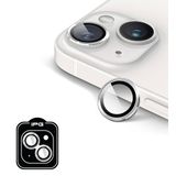 iPhone Uyumlu IPG ProLENS Kamera Lens Koruyucu – Alüminyum CD Çerçeve, HD Netlik, Çizilmelere Dayanıklı, Bireysel Kamera Lens Kapağı (Gümüş, iPhone 14/14 Plus)