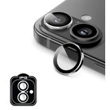 iPhone Uyumlu IPG ProLENS Kamera Lens Koruyucu – Alüminyum CD Çerçeve, HD Netlik, Çizilmelere Dayanıklı, Bireysel Kamera Lens Kapağı (Gümüş, iPhone 16/16 Plus)