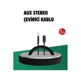 iPhone Uyumlu Lightning – 3.5mm Aux Adaptör Kablo Stereo Ses Aktarım
