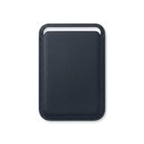 İphone Uyumlu Premium Magsafe Mıknatıslı Deri Kartlik & Cüzdan Mıknatıslı Slim Deri Cüzdan Lacivert
