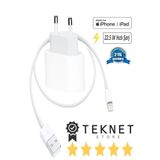 Iphone Uyumlu Şarj Aleti (İphone 14 - 13 - 12 - 11 - X-8-7-6 Uyumlu) 3.4A 22W Hızlı Şarj Aleti Seti