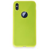 İphone X Kılıf First Silikon - Parlak Sarı
