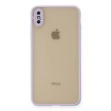 iPhone X Kılıf Montreal Silikon Kapak - Mor-(5796)