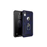 iPhone XR 6.1 Kılıf Vega Yüzüklü Standlı Zırh Tank Kapak + Ekran Koruma 3292