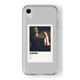 Iphone Xr ile Uyumlu Legend Tom Hardy Poster Tasarım Baskılı Şeffaf Kılıf