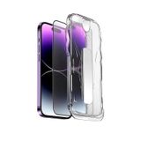 İphone Xr Uyumlu Tam Kaplayan Siyah Çerçeveli Magic Ekran Koruyucu Cam Kolay Uygulama Aparatlı