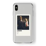 Iphone Xs Max ile Uyumlu Legend Tom Hardy Poster Tasarım Baskılı Şeffaf Kılıf