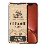 iPhone Xs Max Mat Seramik Tam Kaplayan Nano Ekran Koruyucu